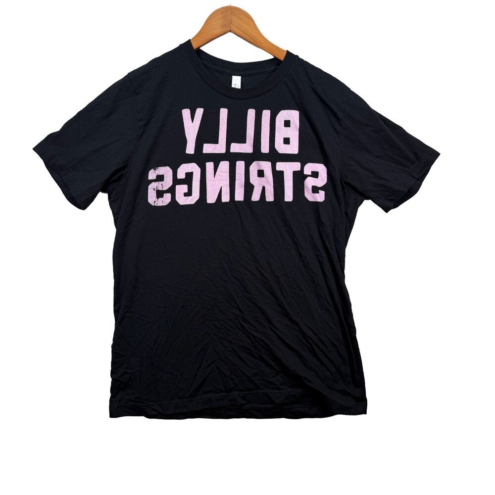 Billy Strings YLLIB SGNIRTS Tour T Shirt Imogene Willie Black Pink RARE Tee sz L